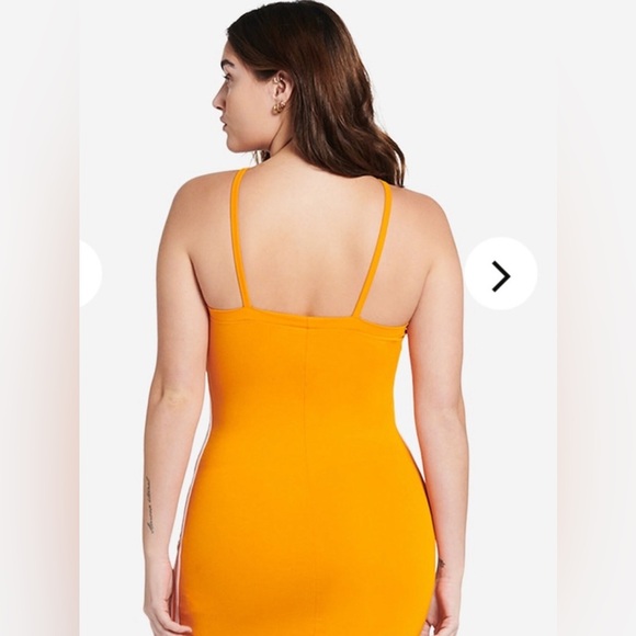 Adidas Orange Bodycon Dress - Picture 3 of 4